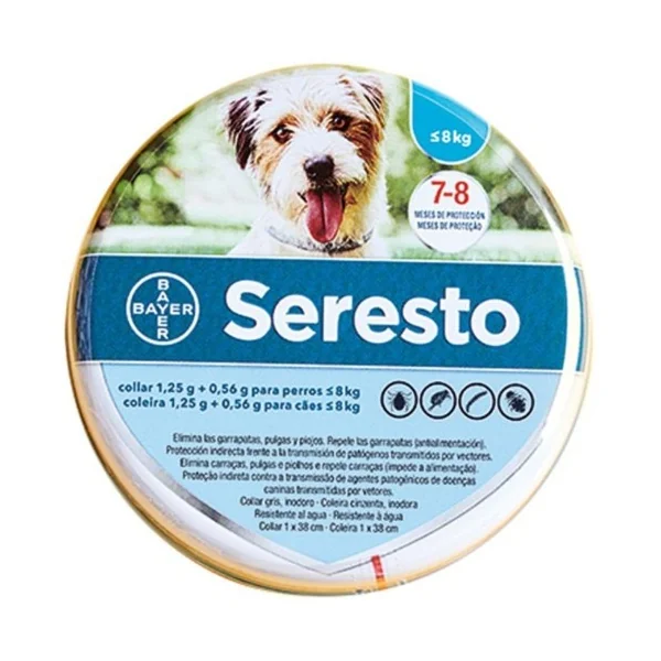 SERESTO COLLAR PERRO PEQUEÑO -8 KG.