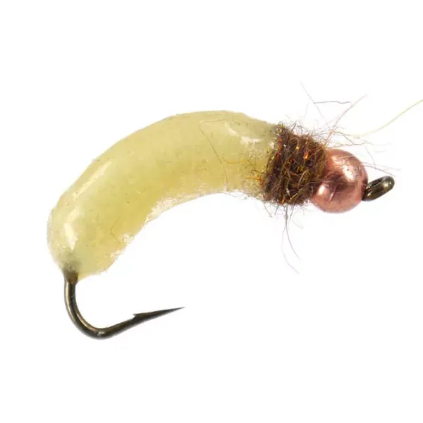 Silvermans Crane Fly Larva - Cream ninfa con bola
