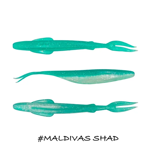 Soft Lure Iberican Lures Arrow Fish 100mm Maldivas Shad