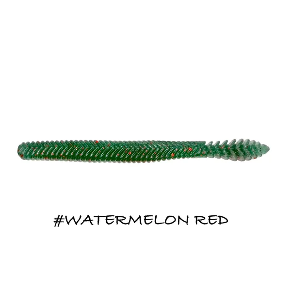 Soft Lure Iberican Lures Worm 127mm Watermelon Red