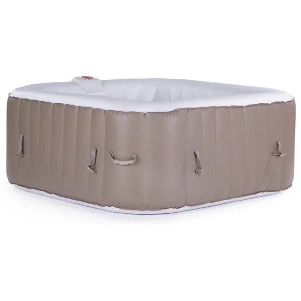 SPA GONFIABILE MONAC IN PVC - 6 POSTI- TORTORA/CREMA