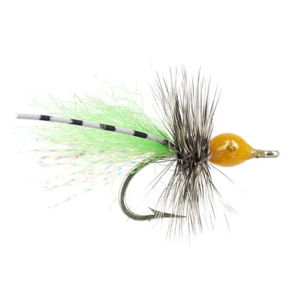 Splayed Shrimp Chartreuse mosca bonefish