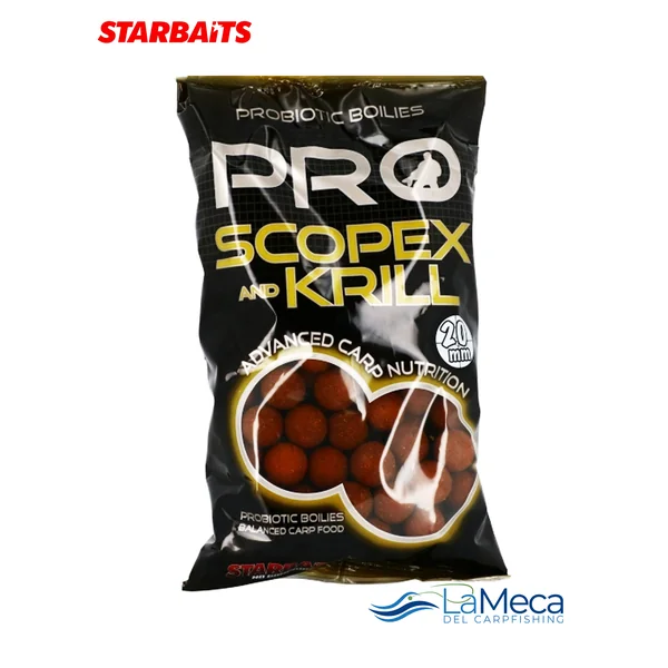 STARBAITS BOILIES SCOPEX KRILL 20mm