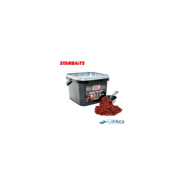 STARBAITS PROBIOTIC THE RED ONE MIXED PELLETS 2KG + PALA