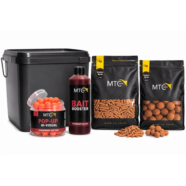 Strawberry Big Fish - Pack de sesión de boilies