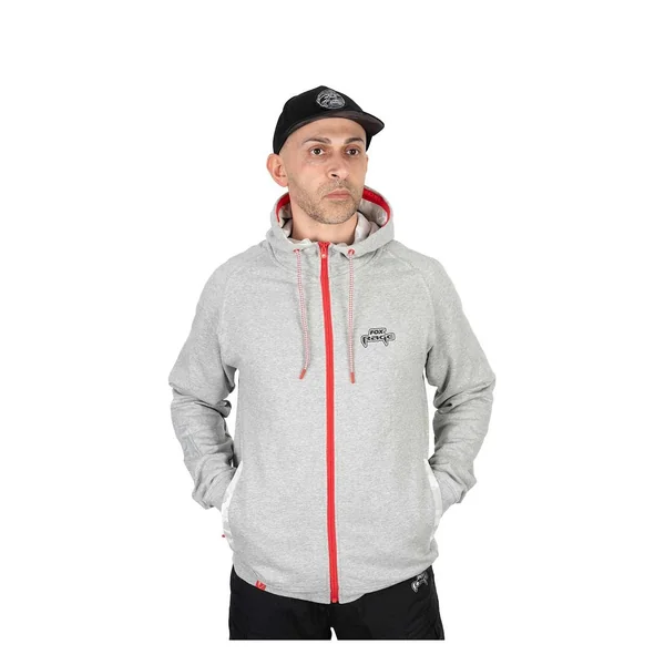 Sweatshirt Fox Rage Gray Voyager with zipper