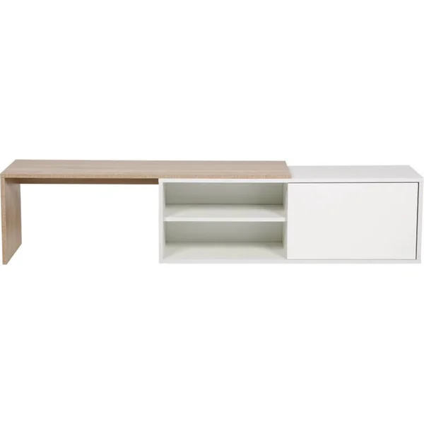 Table basse "Melinda" - Blanc/Chêne - Imagen 2