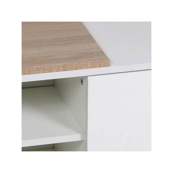 Table basse "Melinda" - Blanc/Chêne - Imagen 6