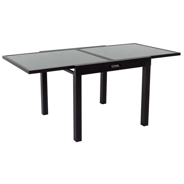 Table de jardin aluminium extensible "Porto 8" - Phoenix - Noir