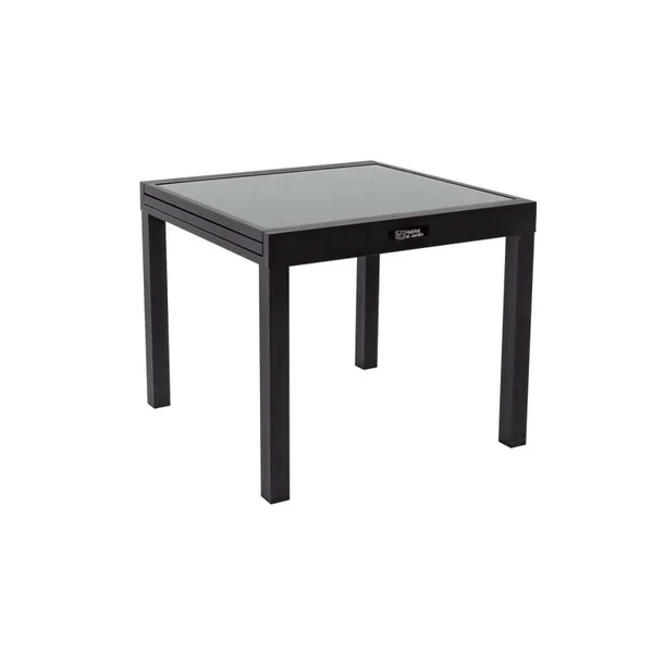 Table de jardin aluminium extensible "Porto 8" - Phoenix - Noir - Imagen 3