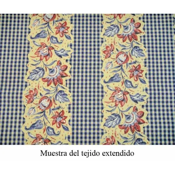 Tela para Tapizar "SERIE REFLEX AZUL"