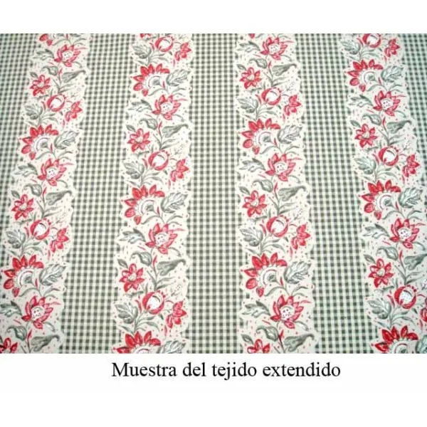 Tela para Tapizar "SERIE REFLEX VERDE"