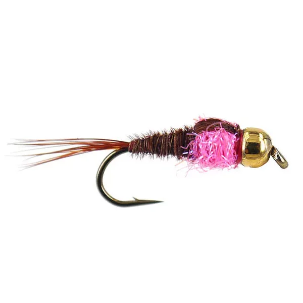 TG Tactical Pheasant Tail Pink Collar ninfa tungsteno