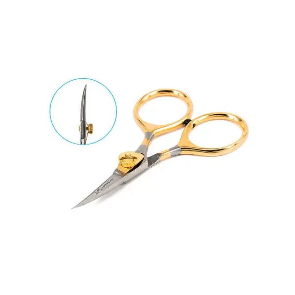 Tijera hotfly RAZOR GOLD CURVED - 4.00"