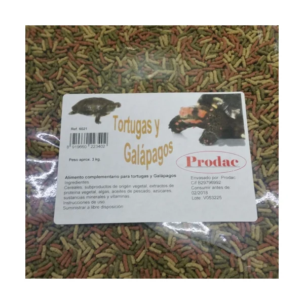 TORTUGA/GALAPAGOS STICKS 3 KG.Prodac