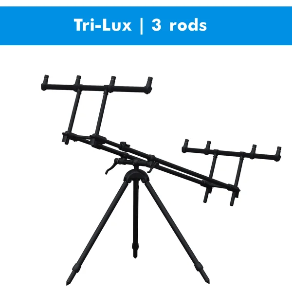 Tri-Lux - Soporte para 3 cañas