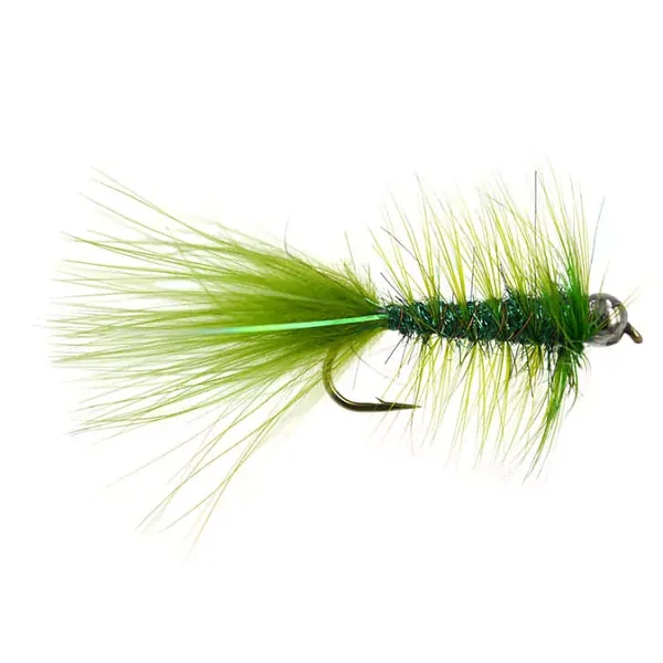 W.B. Bright Olive Competition streamer trucha