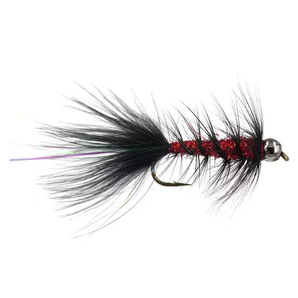 W.B. Bright Red Competition streamer trucha
