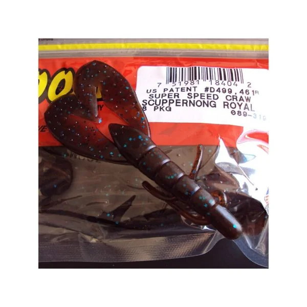 Zoom Super Speed Craw Color Scuppernong Royal
